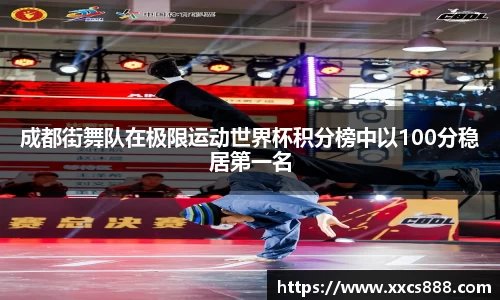 成都街舞队在极限运动世界杯积分榜中以100分稳居第一名